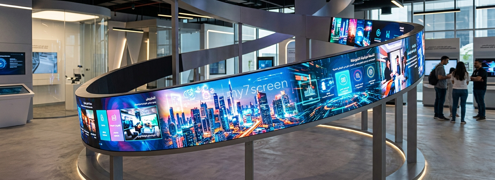 my7screen-Flexible- LED- Screen- in- the UAE-Abu Dhabi
